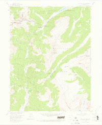 Fall River Pass 1958 topographic map thumbnail