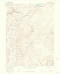 Fall River Pass 1958 topographic map thumbnail