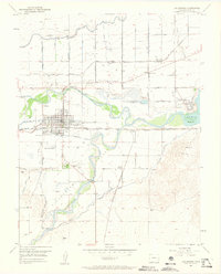 Las Animas 1953 topographic map thumbnail