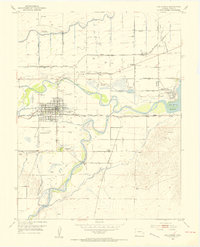 Las Animas 1953 topographic map thumbnail