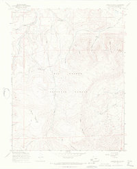 Laughlin Gulch 1967 topographic map thumbnail