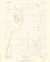 Leader 1951 topographic map preview