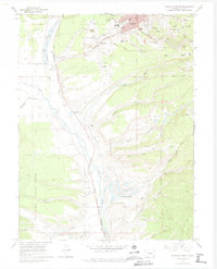 Leadville South 1969 topographic map thumbnail