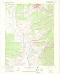 Leadville South 1969 topographic map thumbnail