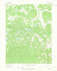 Leon Peak 1960 topographic map thumbnail