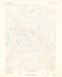 Leon Peak 1960 topographic map thumbnail