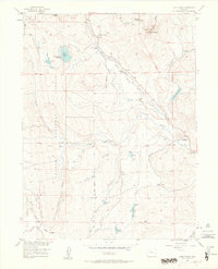 Lake Agnes 1956 topographic map thumbnail