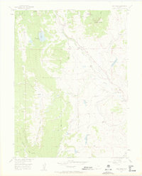 Lake Agnes 1956 topographic map thumbnail