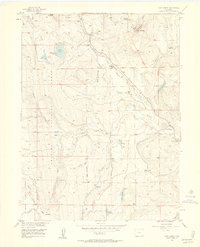 Lake Agnes 1956 topographic map thumbnail