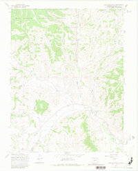 Lake Mountain NE 1967 topographic map thumbnail