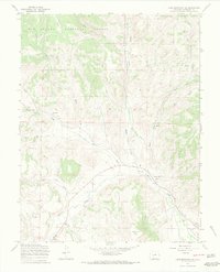 Lake Mountain NE 1967 topographic map thumbnail