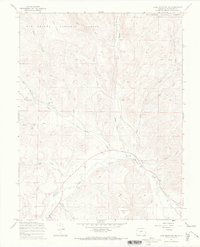 Lake Mountain NE 1967 topographic map thumbnail