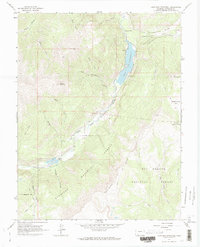 Lake San Cristobal 1964 topographic map thumbnail