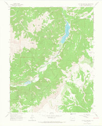 Lake San Cristobal 1964 topographic map thumbnail
