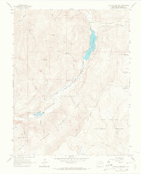 Lake San Cristobal 1964 topographic map thumbnail