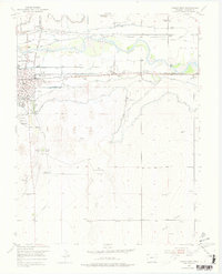 Lamar East 1953 topographic map thumbnail