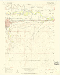 Lamar East 1953 topographic map thumbnail