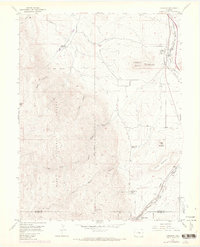 Larkspur 1954 topographic map thumbnail