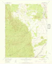 Larkspur 1954 topographic map thumbnail