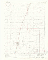 La Jara 1968 topographic map thumbnail