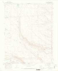 La Jara Canyon 1967 topographic map thumbnail
