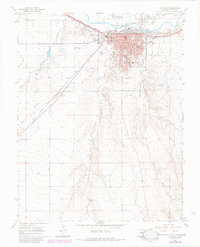 La Junta 1966 topographic map thumbnail