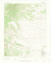 La Veta 1963 topographic map thumbnail