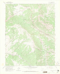 La Veta Pass 1963 topographic map thumbnail