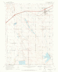 Keenesburg 1950 topographic map thumbnail