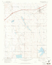 Keenesburg 1950 topographic map thumbnail