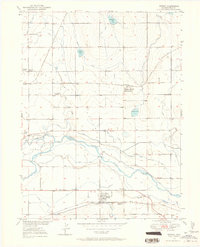Kersey 1950 topographic map thumbnail