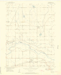 Kersey 1950 topographic map thumbnail