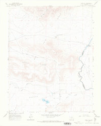 Kiowa Hill 1967 topographic map thumbnail