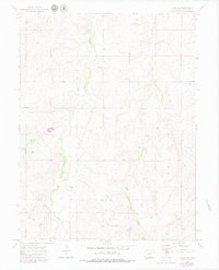 Kiowa NW 1970 topographic map thumbnail