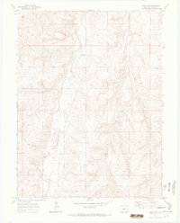 Kiowa NW 1970 topographic map thumbnail