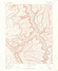 Juanita Arch 1960 topographic map thumbnail