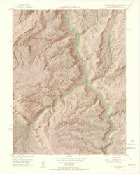 Juanita Arch 1949 topographic map thumbnail