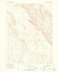 Judson Hills 1951 topographic map thumbnail