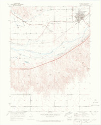 Julesburg 1953 topographic map thumbnail