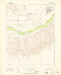 Julesburg 1953 topographic map thumbnail