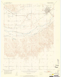 Julesburg 1953 topographic map thumbnail