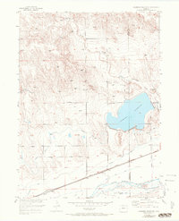 Julesburg Reservoir 1953 topographic map thumbnail