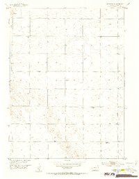 Julesburg SW 1952 topographic map thumbnail