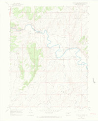 Juniper Hot Springs 1966 topographic map thumbnail