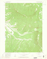 Jack Creek Ranch 1956 topographic map thumbnail