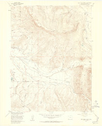 Jack Creek Ranch 1956 topographic map thumbnail