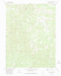 Jack Hall Mountain 1983 topographic map thumbnail