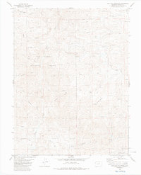 Jack Hall Mountain 1983 topographic map thumbnail