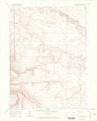Jack Springs 1966 topographic map thumbnail