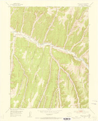 Jessup Gulch 1952 topographic map thumbnail